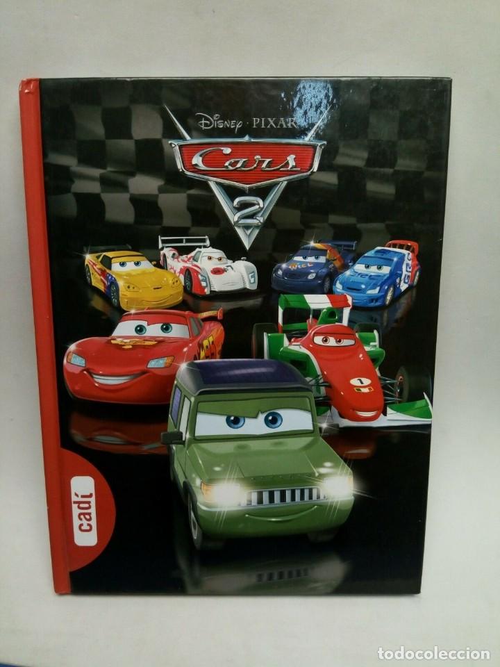 Libros de segunda mano: CARS 2 de DISNEY-PIXAR LIBRO de TAPA DURA CON ANIMACIONES