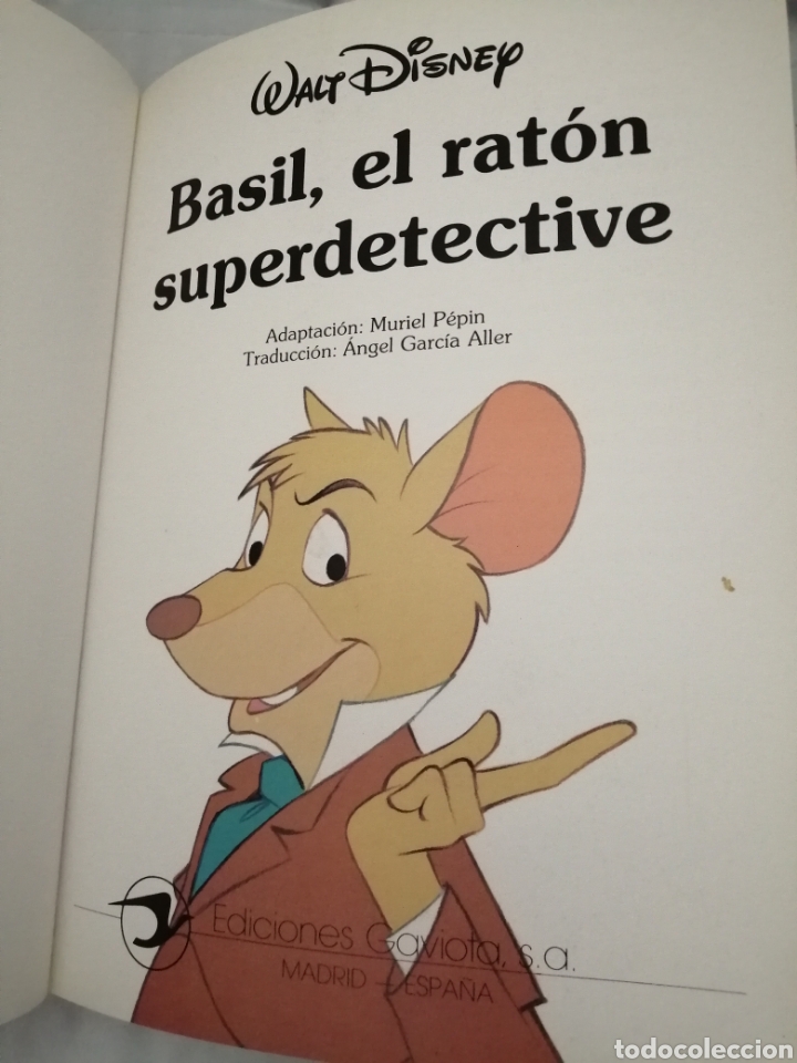 Libros de segunda mano: BASIL, EL RAT&Oacute;N SUPERDETECTIVE (PERFECTO ESTADO) - Foto 3