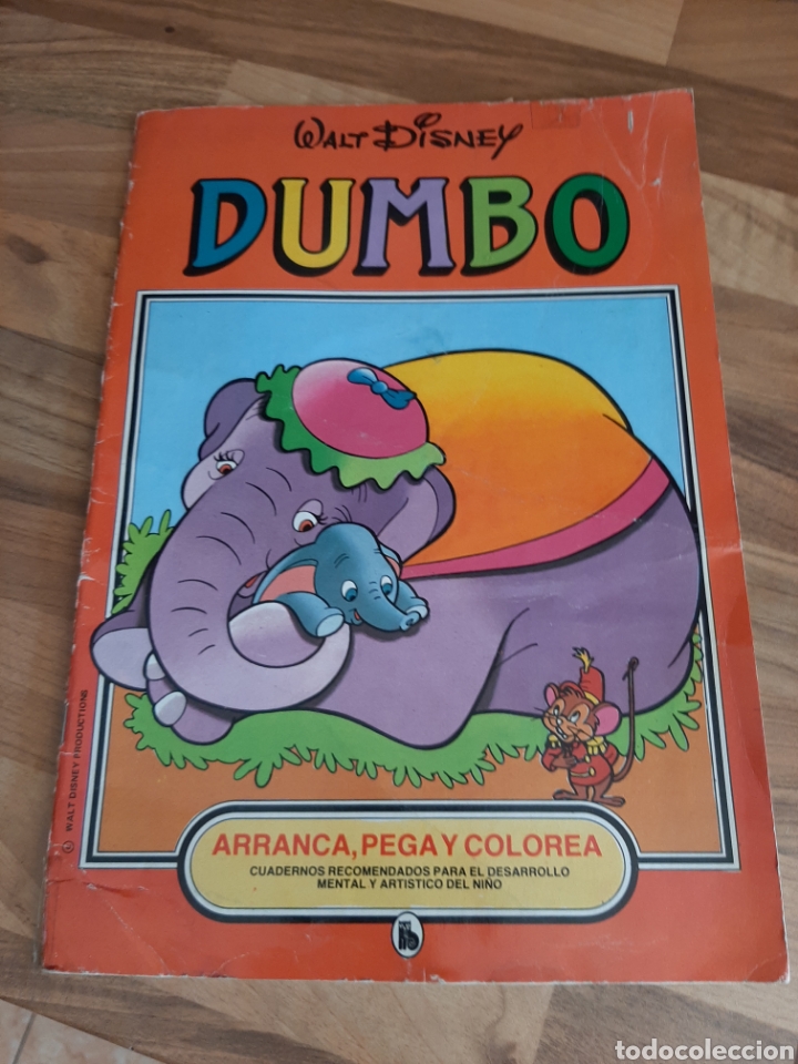 Libros de segunda mano: 1973 Dumbo arranca , pega y colorea