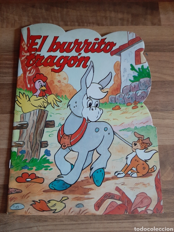 Libros de segunda mano: Dif&iacute;cil cuento troquelado el burrito trag&oacute;n