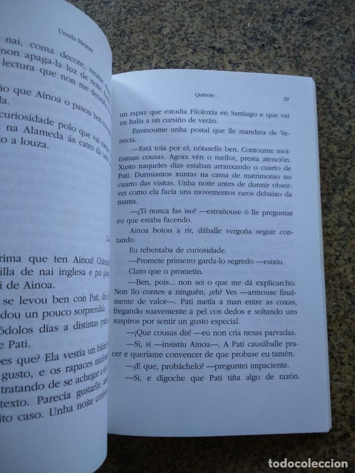 Libros de segunda mano: QUEROTE -- URSULA HEINZE -- GOTELO BLANCO 2004 -- EN GALEGO -- - Foto 2