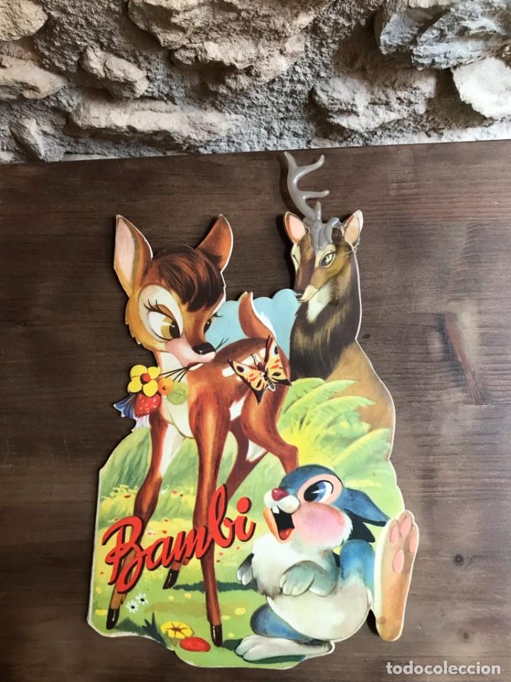 Libros de segunda mano: Cuento troquelado Bambi - con cornamenta - Foto 1