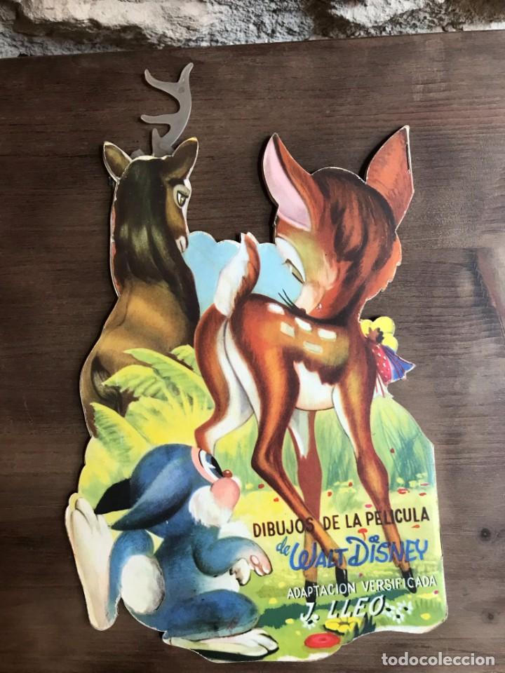 Libros de segunda mano: Cuento troquelado Bambi - con cornamenta - Foto 4