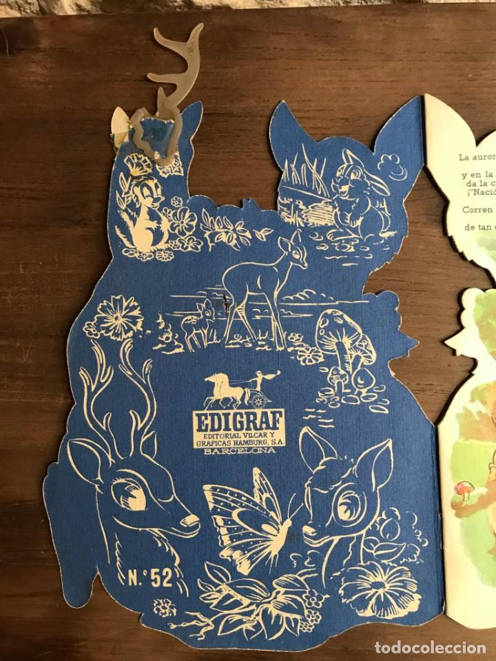 Libros de segunda mano: Cuento troquelado Bambi - con cornamenta - Foto 6