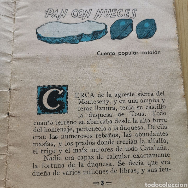 Libros de segunda mano: Libro Cuento Pan con nueces, Cuentos selectos El Molino n&ordm;1 - Foto 5