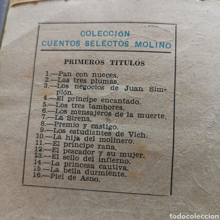 Libros de segunda mano: Libro Cuento Pan con nueces, Cuentos selectos El Molino n&ordm;1 - Foto 6