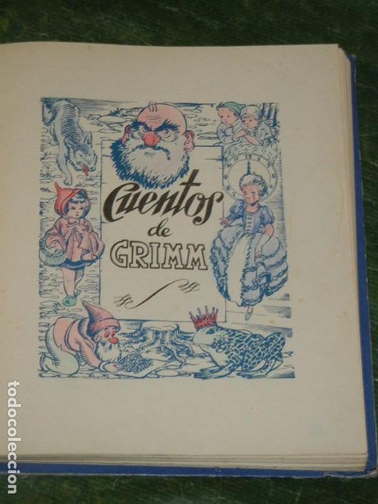 Libros de segunda mano: CUENTOS DE GRIMM - ILUSTR.MONSO - EDITORIAL MAUCCI ,1942 - Foto 2