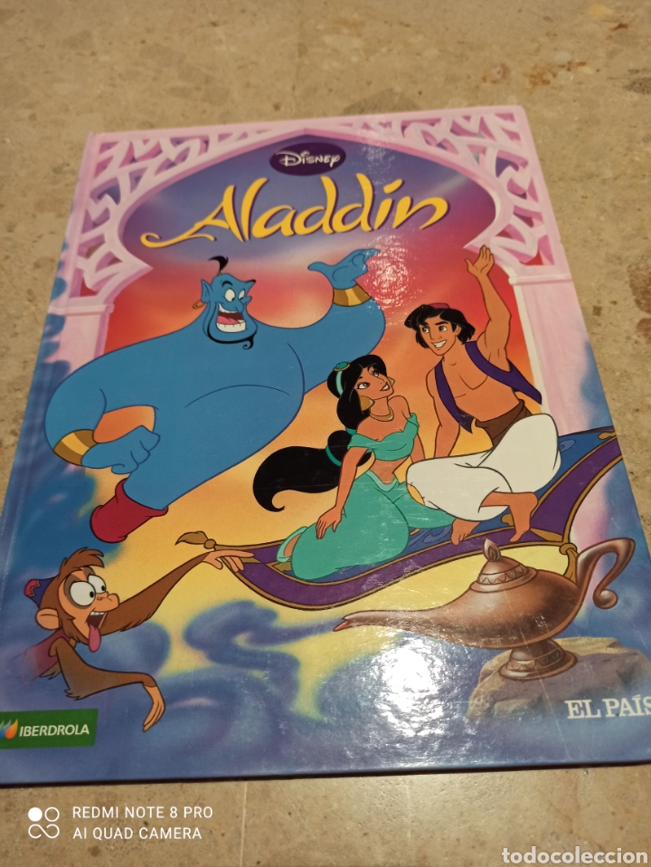 Libros de segunda mano: Aladd&iacute;n, Disney, tapa dura, impecable - Foto 1