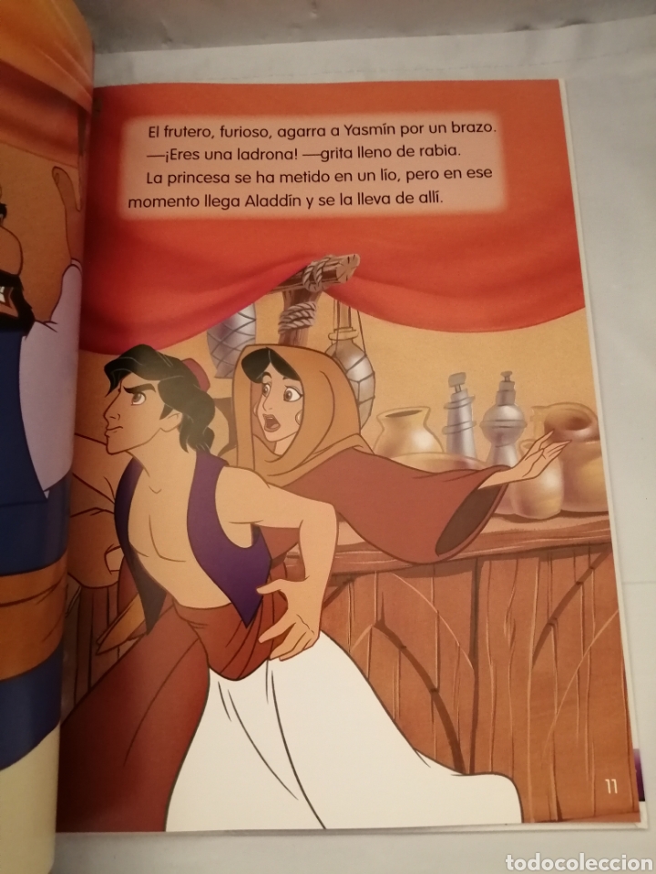 Libros de segunda mano: LIBROS DISNEY: ALADD&Iacute;N (LIBRO + DVD DE LA PEL&Iacute;CULA) - Foto 3