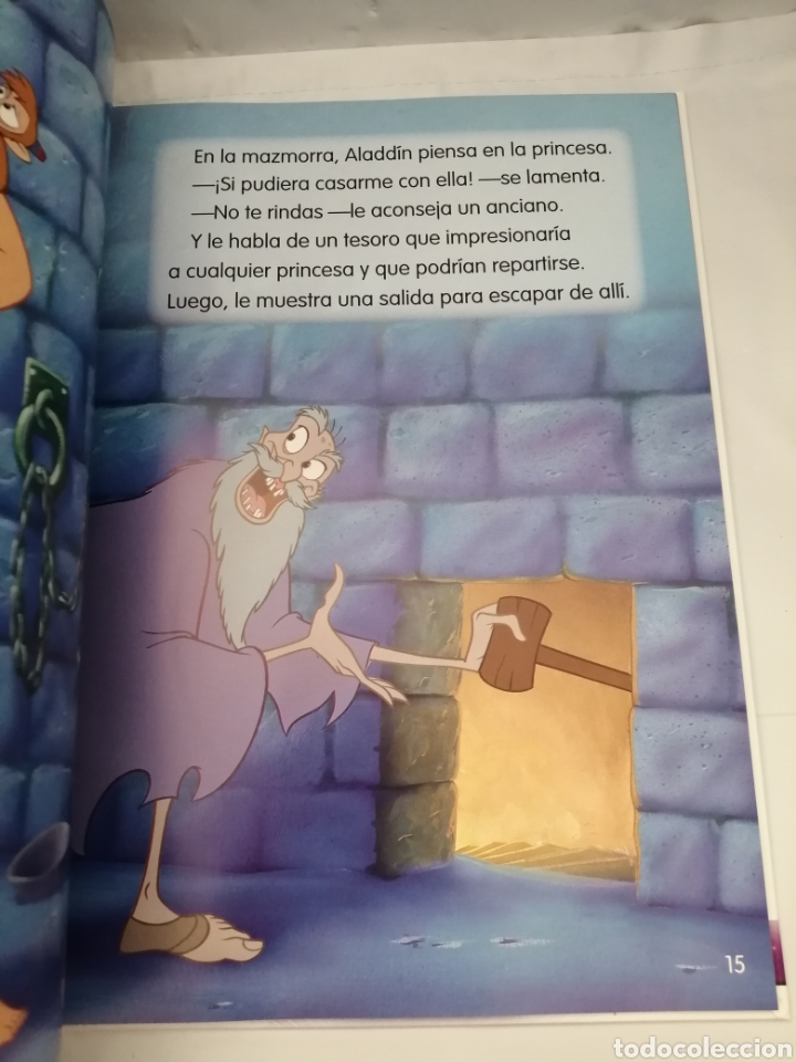Libros de segunda mano: LIBROS DISNEY: ALADD&Iacute;N (LIBRO + DVD DE LA PEL&Iacute;CULA) - Foto 4