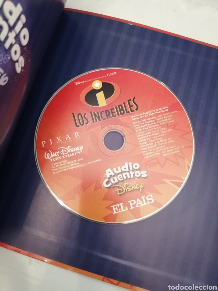 Libros de segunda mano: AUDIO CUENTOS DISNEY: LOS INCRE&Iacute;BLES (LIBRO + CD) - Foto 3