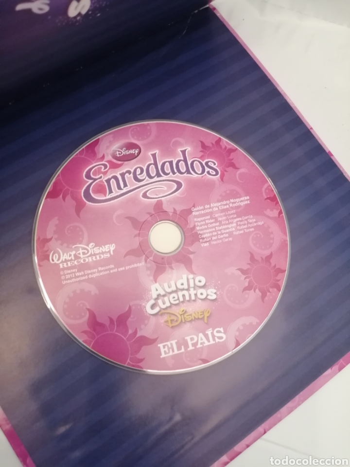 Libros de segunda mano: AUDIO CUENTOS DISNEY: ENREDADOS (LIBRO + CD) - Foto 3