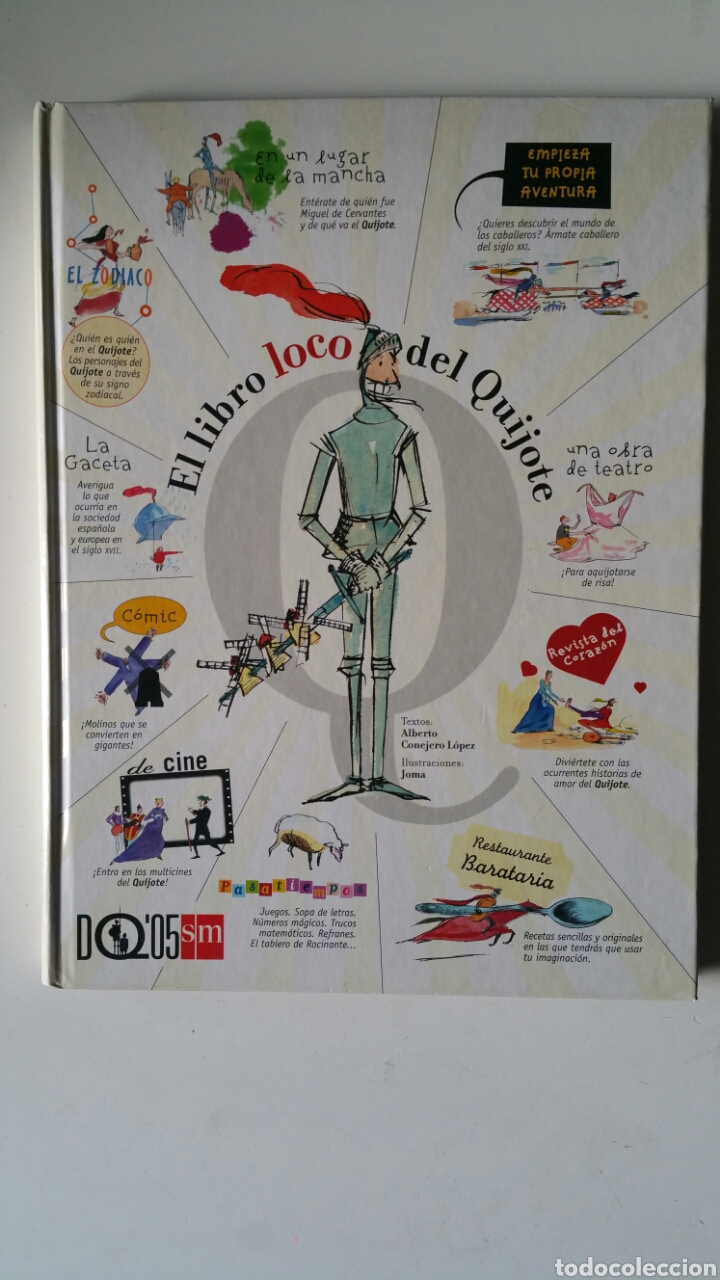 Libros de segunda mano: El libro loco del quijote. Ediciones SM, 2005. - Foto 1
