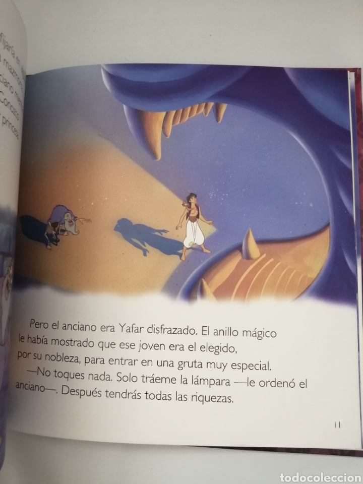 Libros de segunda mano: AUDIO CUENTOS DISNEY: ALADDIN (LIBRO + CD) - Foto 4