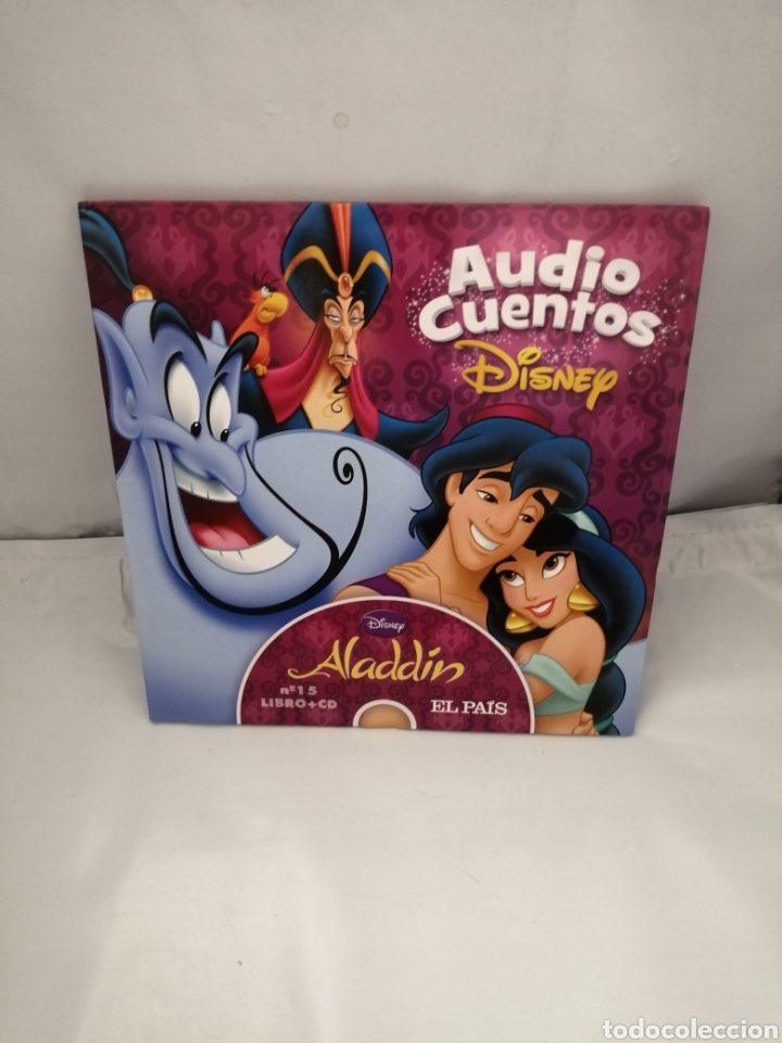 Libros de segunda mano: AUDIO CUENTOS DISNEY: ALADDIN (LIBRO + CD) - Foto 1