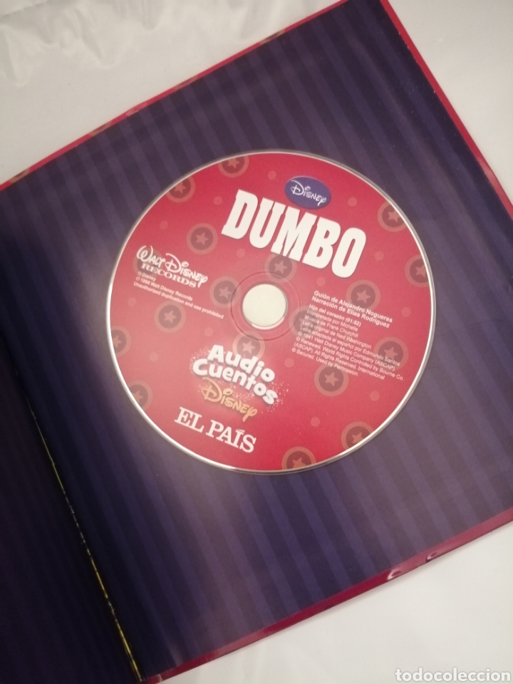 Libros de segunda mano: AUDIO CUENTOS DISNEY: DUMBO (LIBRO + CD) - Foto 3