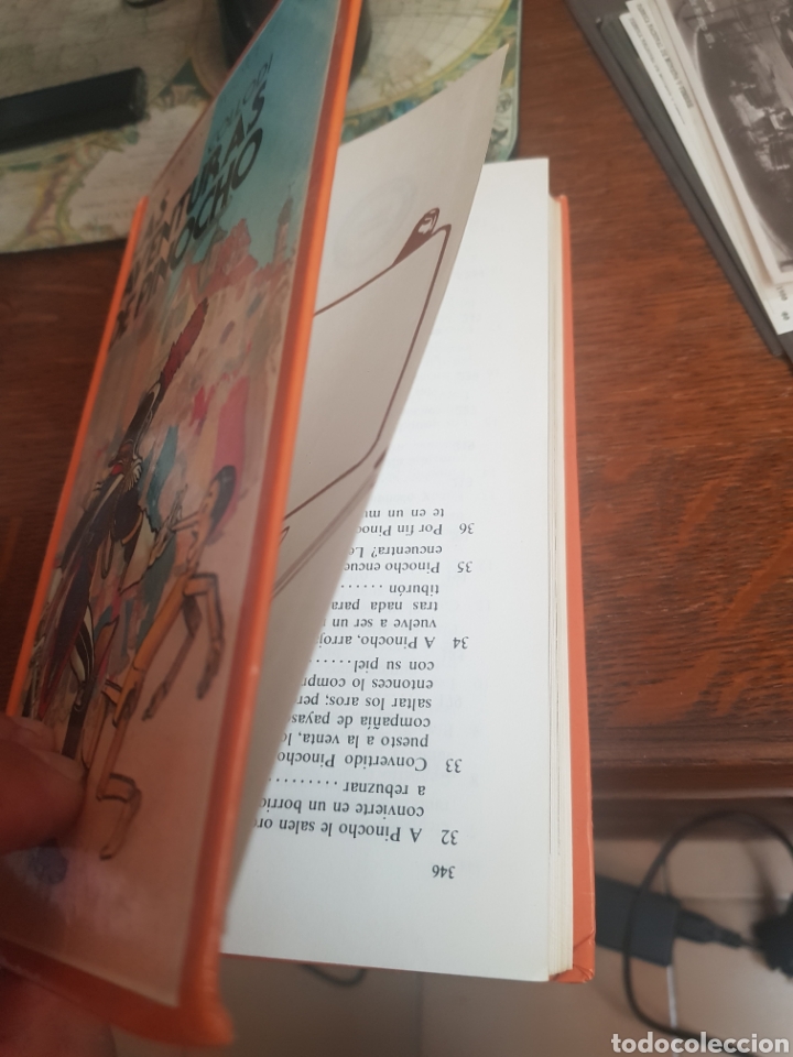 Libros de segunda mano: &rdquo;RARO&rdquo; Pinocho de Collodi, Errata de impresi&oacute;n - Foto 2