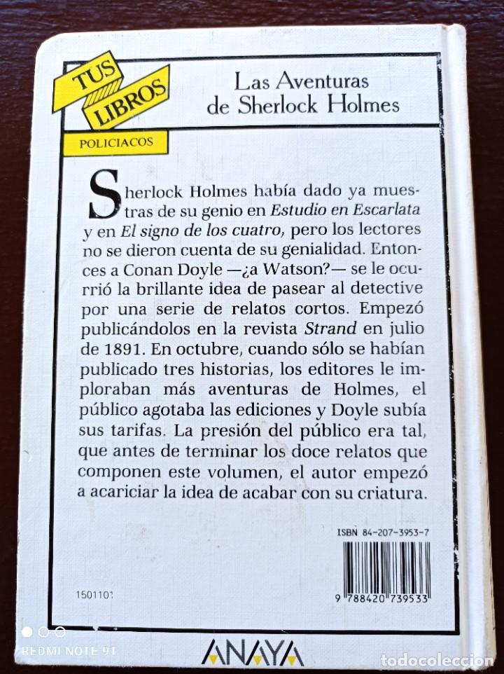 Libros de segunda mano: LIBRO ANAYA LAS AVENTURAS DE SHERLOCK HOLMES - Foto 23