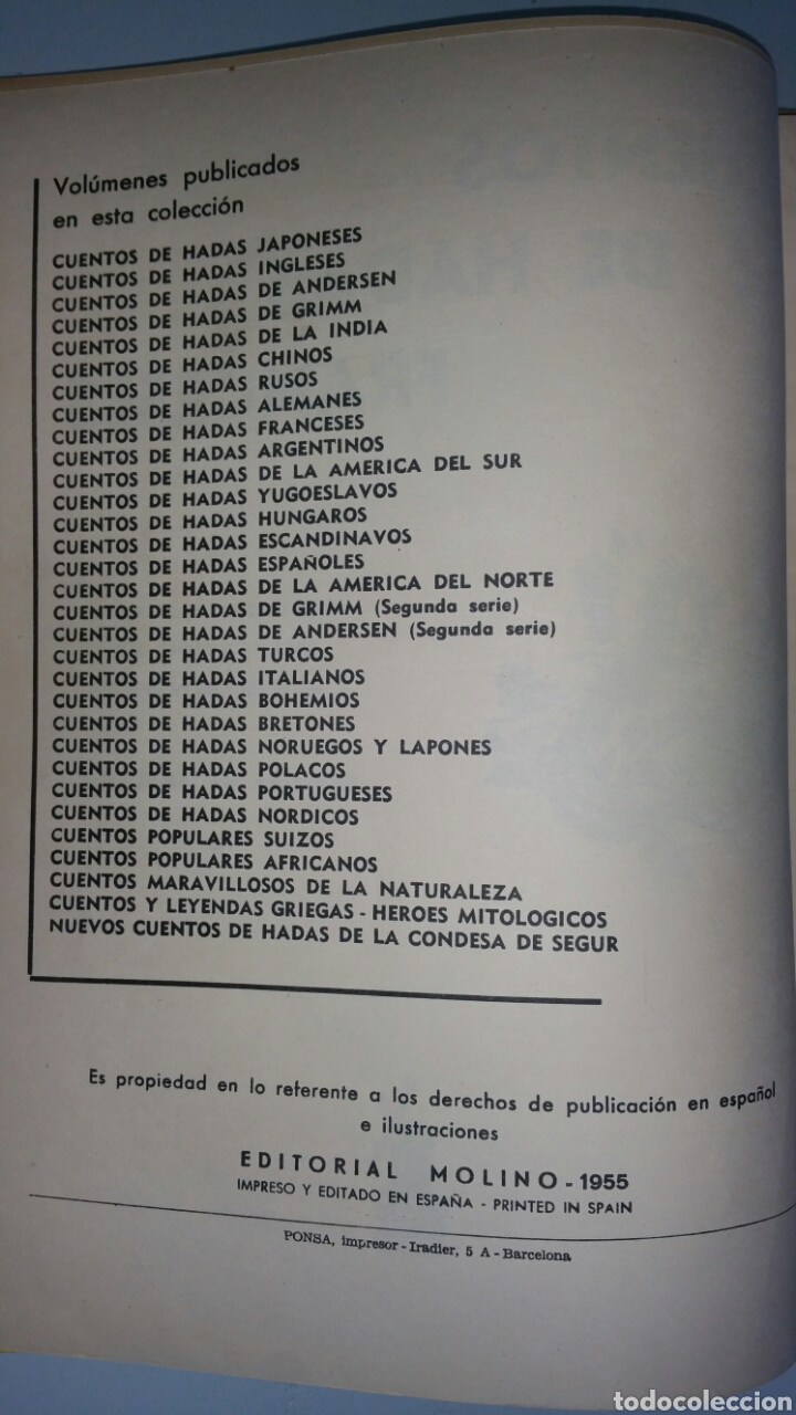 Libros de segunda mano: Cuentos de hadas franceses. Editorial Molino, 1955. - Foto 9