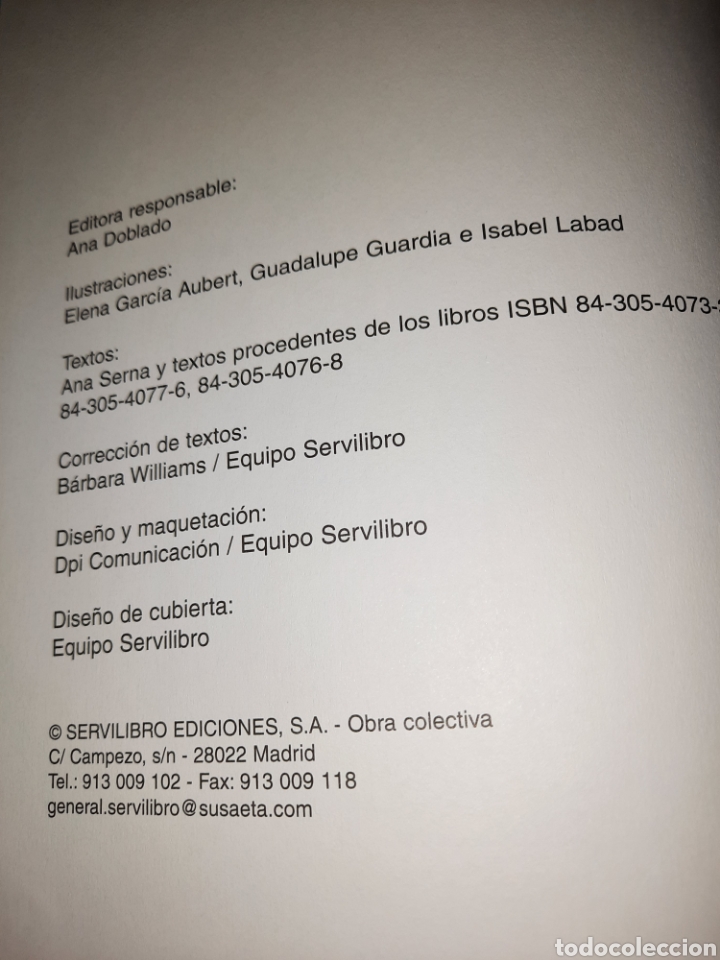 Libros de segunda mano: CUENTOS EN 1,3 Y 5 MINUTOS. ANA DOBLADO, SERVILIBRO EDICIONES - Foto 2