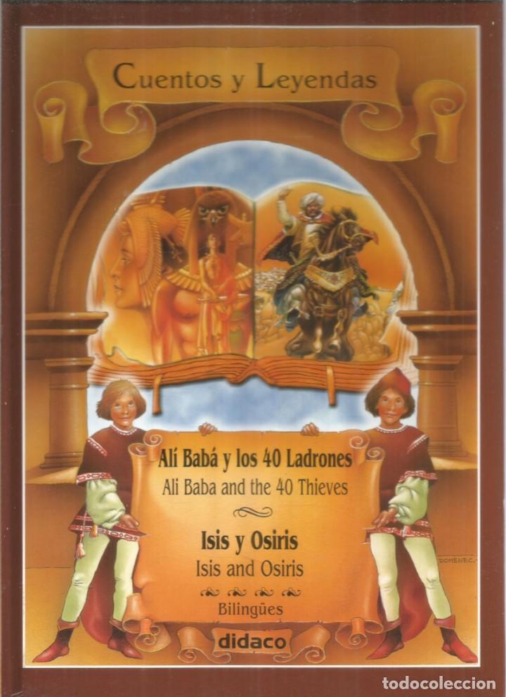 Libros de segunda mano: CUENTOS Y LEYENDAS. ALI BABA Y LOS 40 LADRONES. ISIS Y OSIRIS. BILINGUE. DIDACO - Foto 1