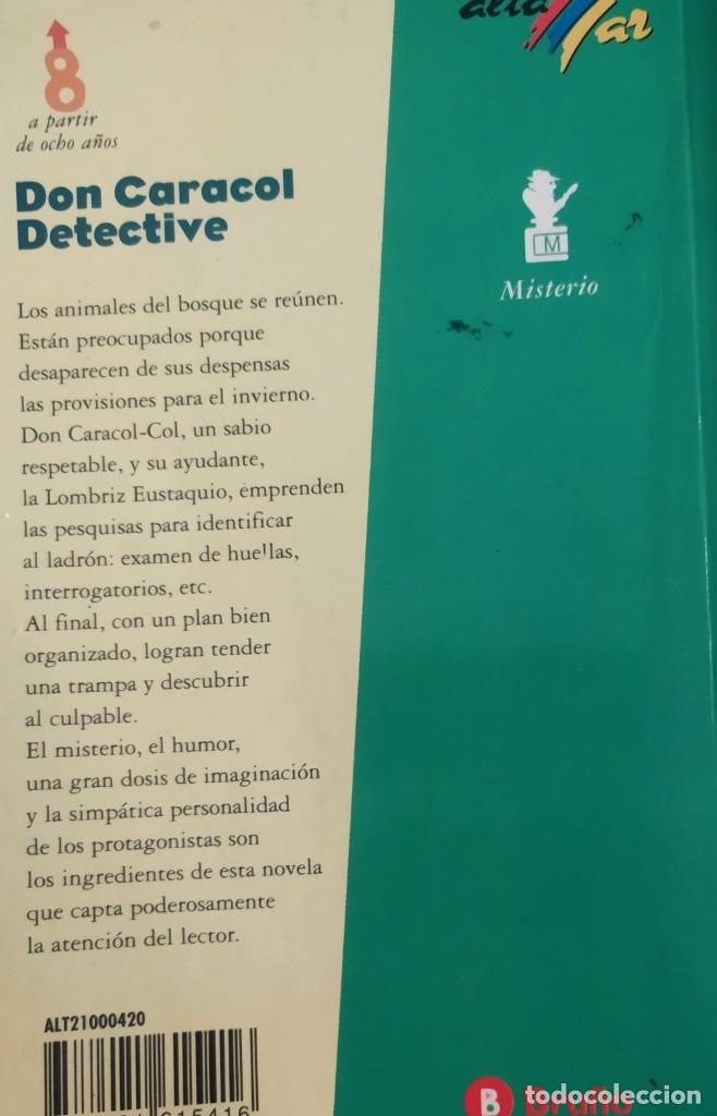 Libros de segunda mano: Don Caracol detective Jose Francisco Viso - Foto 2