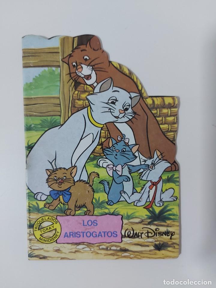 Libros de segunda mano: ANTIGUO CUENTO DE LOS ARISTOGATOS - A&Ntilde;O 1987 - CUENTOS MINI DISNEY 16 - EN BUEN ESTADO -