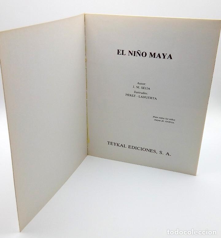 Libros de segunda mano: Cuento El Ni&ntilde;o Maya, de J.M. Seija - 1982 - Foto 4