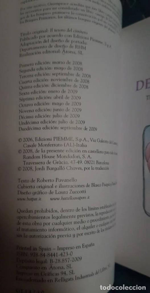 Libros de segunda mano: Libro BAT PAT, EL TESORO DEL CEMENTERIO de Roberto Pavanello - Foto 3