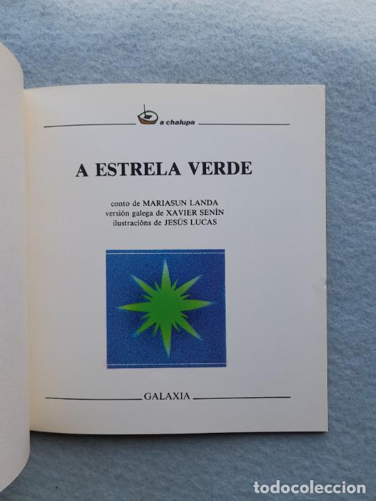 Libros de segunda mano: A Estrela Verde. Mariasun Landa. - Foto 2