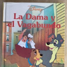 Libros de segunda mano: DISNEY. LA DAMA Y EL VAGABUNDO. EDICIONES GAVIOTA. TAPA DURA. 23,5 X 18.. Lote 330476508