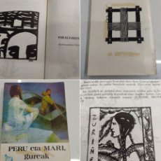 Libros de segunda mano: PERU ETA MARI GUREAK AUGUSTIN ZUBIKARAI 1985 ILUSTRADO CUENTOS IPUINAK RARO PAIS VASCO. Lote 300816513