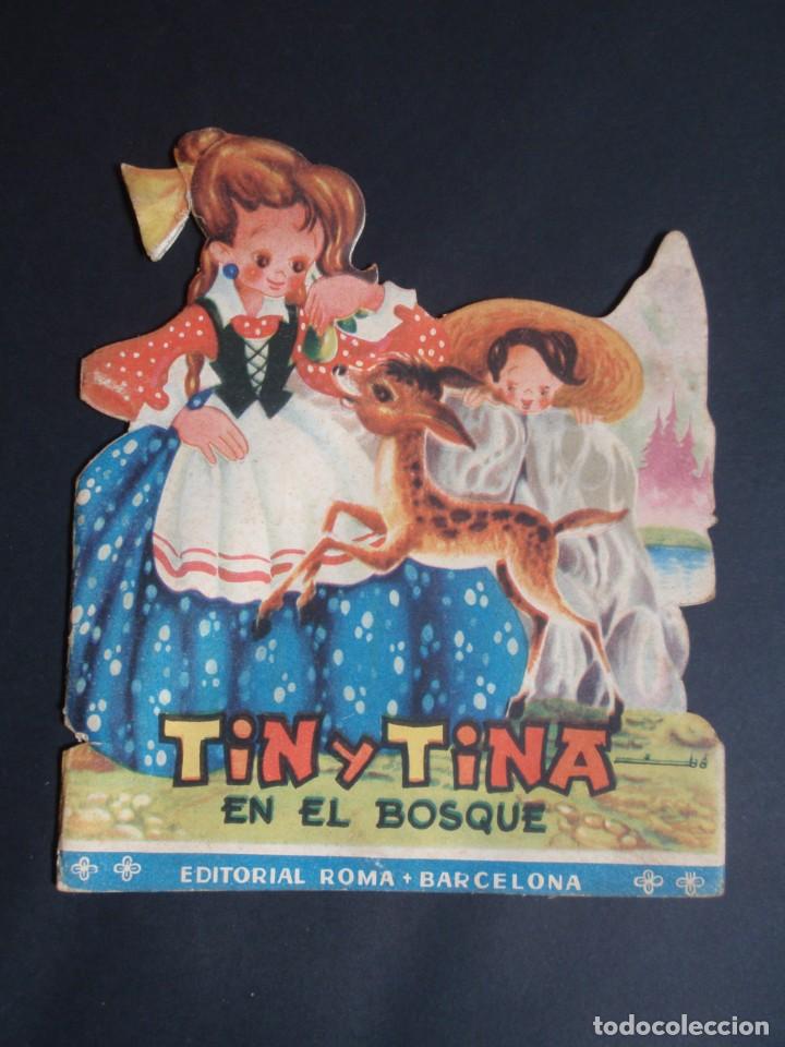 Libros de segunda mano: CUENTO TROQUELADO. TIN Y TINA EN EL BOSQUE. EDITORIAL ROMA - Foto 1