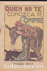 Libros de segunda mano: CUENTO QUIEN NO TE CONOZCA TE COMPRE OBSEQUIO CEREGUMIL - Foto 1