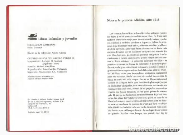 Libros de segunda mano: CUENTOS RUSOS DEL ABUELO PEDRO (I)-Arthur Ransome - Foto 3