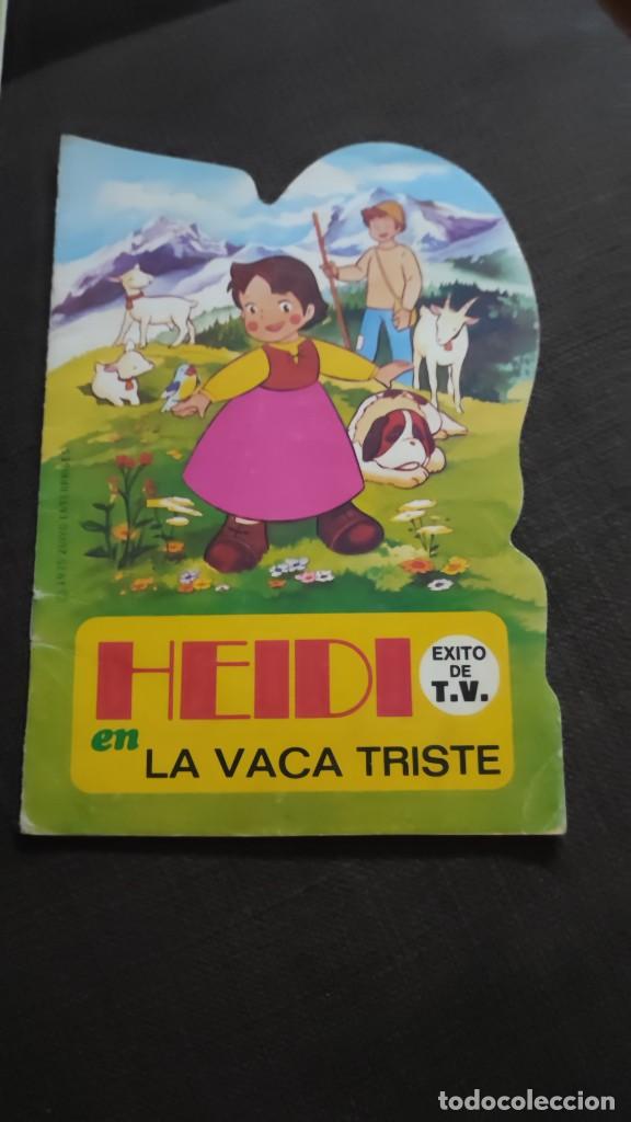 Libros de segunda mano: cuento troquelado HEIDI EN VACA TRISTE , editorial bruguera , ref 147 - Foto 1