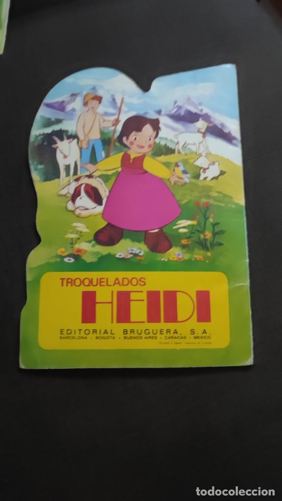 Libros de segunda mano: cuento troquelado HEIDI EN VACA TRISTE , editorial bruguera , ref 147 - Foto 2