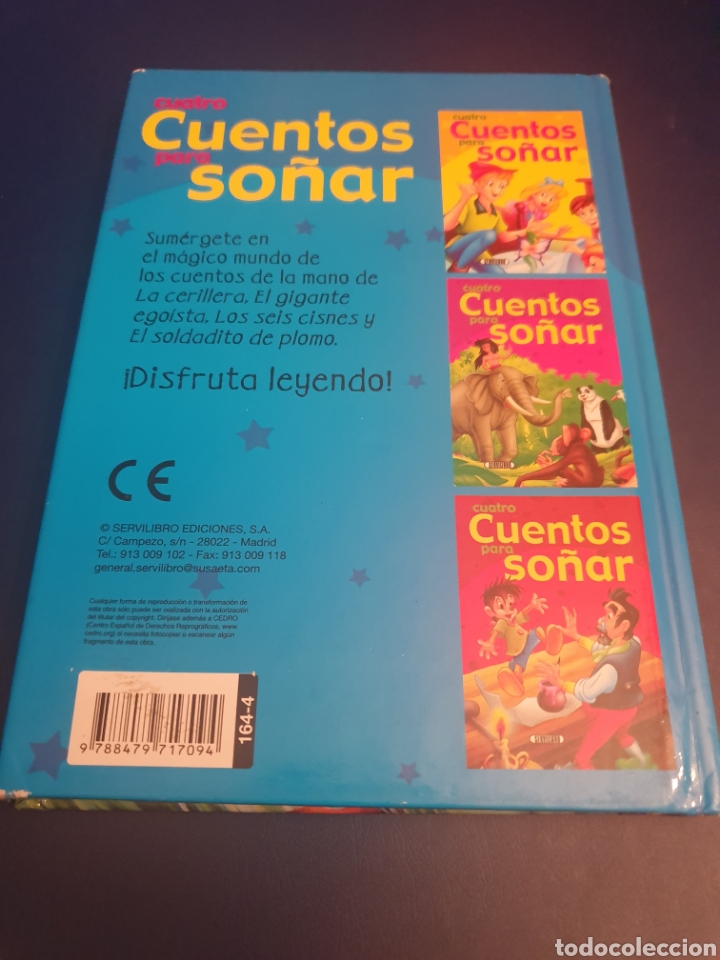 Libros de segunda mano: CUATRO CUENTOS PARA SO&Ntilde;AR SERVILIBRO - Foto 2
