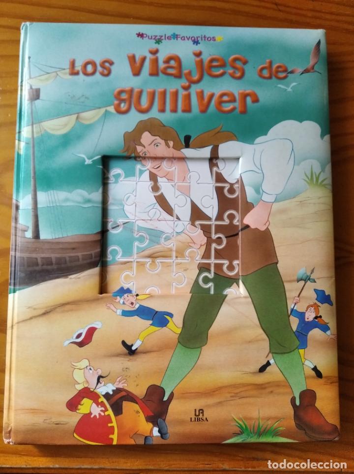 Libros de segunda mano: LOS VIAJES DE GULLIVER - CUENTO GRAN FORMATO + PUZZLE. - Foto 1