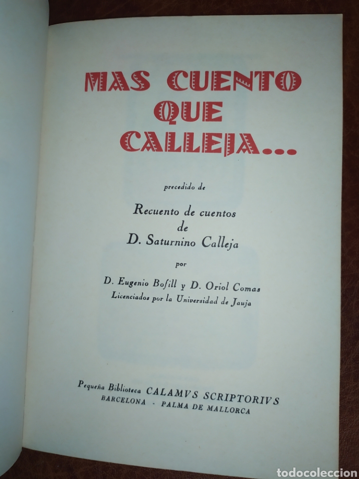 Libros de segunda mano: MAS CUENTO QUE CALLEJA 1979 - Foto 8