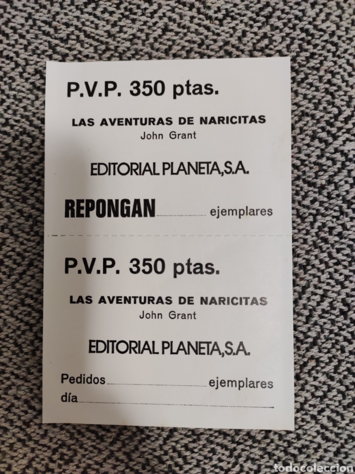 Libros de segunda mano: Las aventuras de naricitas. John Grant. 1982 - Foto 3