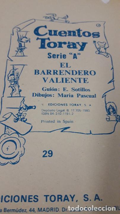 Libros de segunda mano: CUENTO TROQUELADO EL BARRENDERO VALIENTE . EDICIONES TORAY - SERIE A . ORIGINAL A&Ntilde;OS 80 - Foto 6