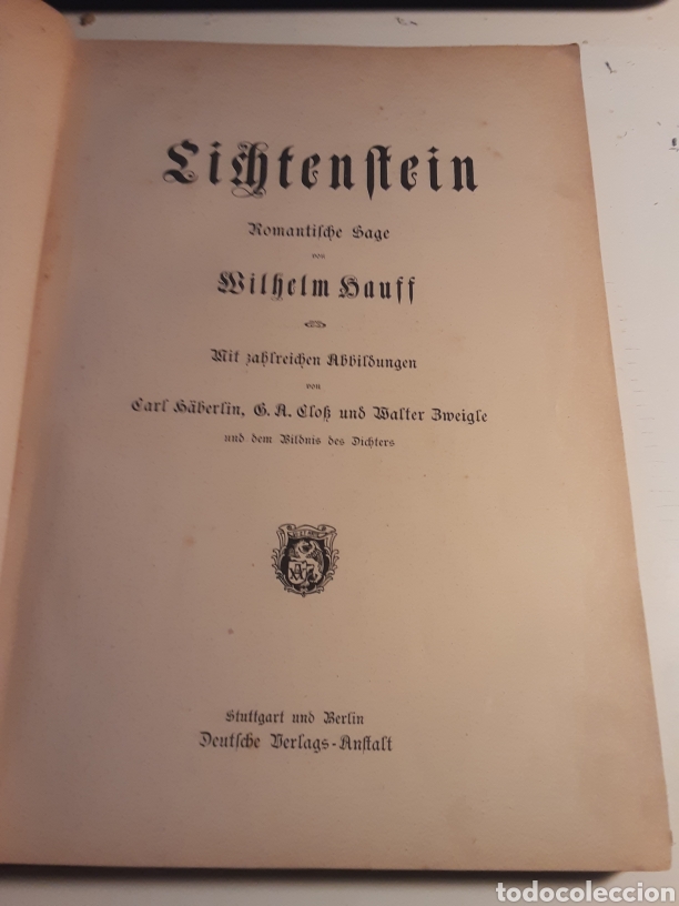 Libros de segunda mano: Lichtenstein - Wilhelm Hauff - Alem&aacute;n - Foto 2
