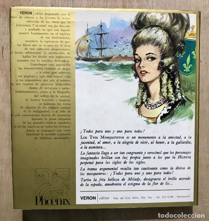 Libros de segunda mano: LOS TRES MOSQUETEROS. ALEJANDRO DUMAS. - Foto 2
