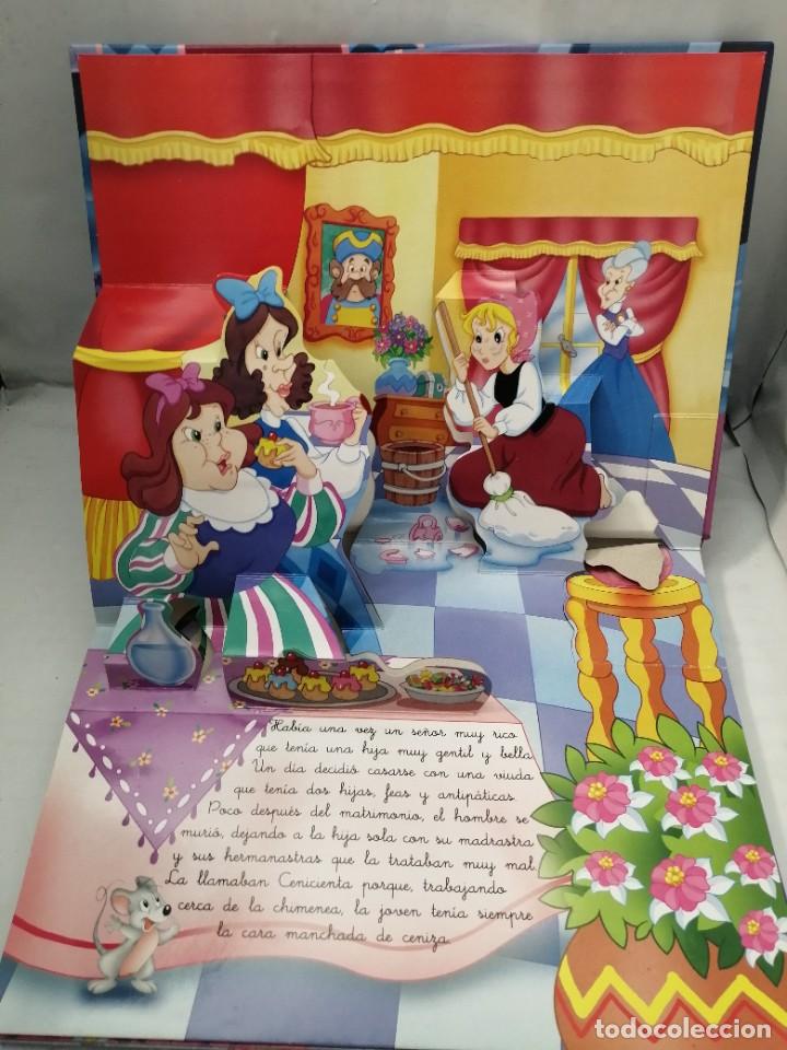 Libros de segunda mano: CENICIENTA (LIBRO POP UP, CUENTOS DESPLEGABLES) - Foto 4