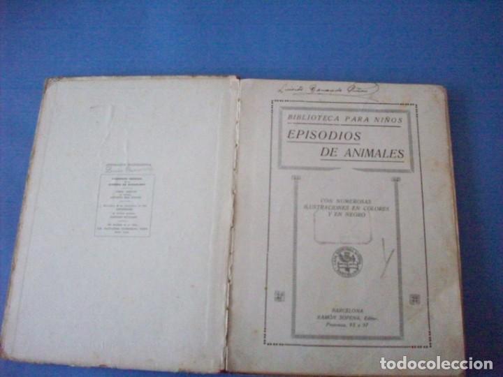 Libros de segunda mano: episodios de animales ramon sopena - Foto 2