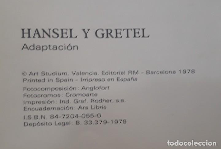 Libros de segunda mano: Hansel y Gretel. Editorial RM 1978 - Foto 2
