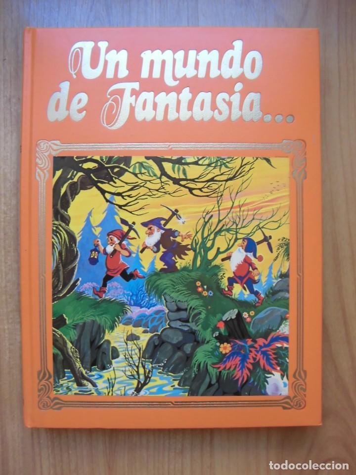 Libros de segunda mano: LIBRO INFANTIL UN MUNDO DE FANTAS&Iacute;A GRIMM, L. CARROLL, PERRAULT EDICIONES OCEANO 1981