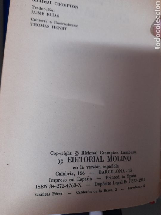 Libros de segunda mano: Guillermo el amable, Editorial Molino de 1981 - Foto 3