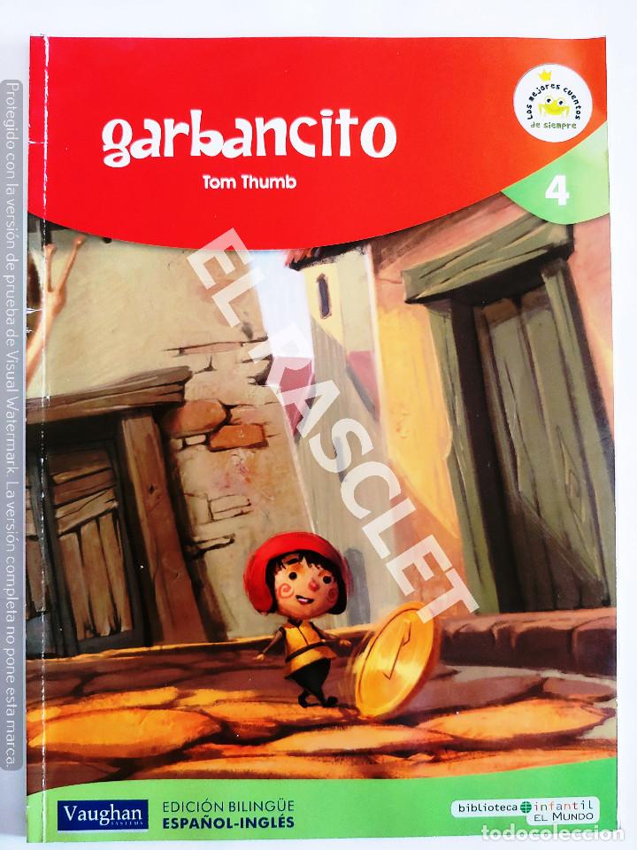 Libros de segunda mano: CUENTO - EN ESPA&Ntilde;OL E INGLES - GARBANCITO - TOM THUMB - - Foto 1
